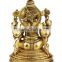 Brass Ganesha with Jewellery 10"