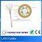 SFTP Cat6 Full Copper Lan Cable, 4pair 23AWG HDPE Insulation cat6 cable