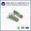 Flat head stainless steel torx anti theft screw