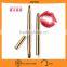 Free sample! Double sided dual retractable lip brush eyeshadow brush with cover                        
                                                Quality Choice