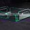 Factory Export Plexiglass Serving Tray/Acrylic Coffee Cup Tray Holder