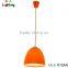 Silicone Pendent Light, Suspension Lamp Light Fixture With Colored Fabric Wire
