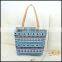 2014 new handbag Korean casual bag horizontal striped canvas bag type all-match shoulder bags wholesale