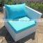 morden design white rattan sofa outdoor furniture european style
