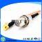 RF Cable With F Female to MCX Right Angle Male and RG178 Cable