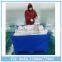 1000L Capacity Rotational molded plastic fish box with insulation material ice fish box