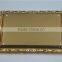 gold plated tray with handle/mirror serving tray/golden tray T357