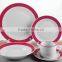 Ceramic dinner set porcelain dinnerware color band tableware