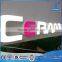 Epoxy resin surface front-lit channel letter outdoor lighted signs