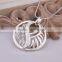 2015 trendy new indian 925 sterling silver necklace