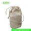 Round Bottom Drawstring Jute Bags Wine Thermos Bottle Bags