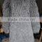Fashion Design Sheep Fur Coat Genuine Women Popular Mongolian Lamb Fur Coat