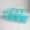 green flocking pvc inflatable foot rest wedge pillow, inflatable wedge pillow for head or back rest