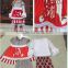 2016 newly arrival winter girls outfits newborn baby clothes boutique Christmas stocking girls outfits sale price