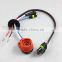 D2S D2R D2C HID kit Xenon lamp cables D2 Connector Plug extension Wiring Harness D2S HID bulb converter metal cover