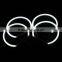auto drl xenon projector bright white 36 smd led angel eyes kit for bmw e46 halo ring headlight with 12v 5w