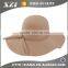 wool felt lady classic wide brim sun floppy hat