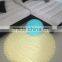 kids room decor baby blue color round knitted moroccan pouf