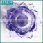 LX-Z148 Crystal clear tealight lotus flower candle holder wholesale