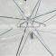 Transparent Love Auto Open And Close Straight Umbrella