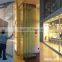 Paired sliding folding glass partition wall