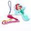 oem design soft silicone mini ballet shoe key chain