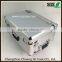 Multi-capacity aluminum trolley tool case with plastic tool clapboard