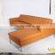 modern design leather florence knoll style corner sofa with chaise lounge