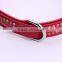 Majran Brown Diamont Collar, Adult Lovely Collar Toys, Couple Games Classic Leather Bondage Rhinestone Collar