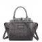 stylish grey color top handle fashion women handbag