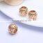 10*8mm Brass 14k gold plating bracelet gold filled beads
