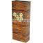 Cheap aluminum with wicker handmade rattan flower vase