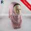 Yiwu two faces plain jersey instant hijab muslim women hijab scarf