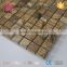 China Factory Direct Sales Cheap Natural Brown Marble Mosaic Tiles,Mosaic Wall Tile Design