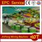 Gravity separation method gold ore processing plant, mobile gold ore dressing plant