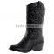 Fashion New Cowgirl Women Western Leather Boots