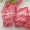 wholesale red white Scottish ribbon for Garment accessories gift package 50yards/roll