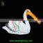 3d acrylic decorative lighted white goose duck led garden animal light