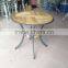 ZT-1042CTA Metal wooden logo beer chair and table