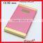 8000mah colorful Aluminium portable power bank battery charger