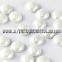 2016 new item ivory white flatback round chinese ceramic beads for jewelry making