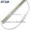 Aluminum LED Leisten strip DC12V 14.4W/M Transparent cover White