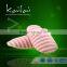 portable style hotel bathroom slipper/soft non-skid hotel shoe/cotton high quality beautiful slippers