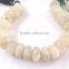 Natural Silverite Gemstone faceted roundel beads