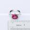 Pave With Amethyst Zircon gold Plated Valentine Gift Forever Love Ring