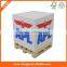 Promotion 4sides print custom logo sticky note pad on wood pallet case