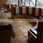 Restaurant round leather booth sofa seating design