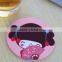 printing japanese girl custom silicone wine cup coaster