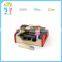 Educational toys foldable kitchen set beech material small wooden furniture