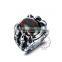 21MM Stainless steel vintage claw AAA red zircon ring fashion ring steam punk jewelry 6240010